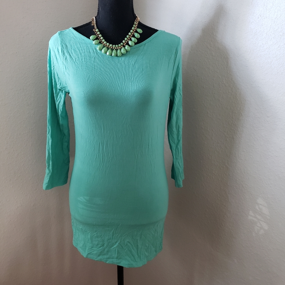 New Ladies 3/4 Sleeve Chic Tee - Picture 6 of 11